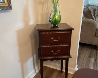 Mahogany 2 Drawer Stand