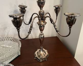 Silverplate Candelabra