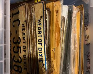 Vintage Car Tags/License Plates