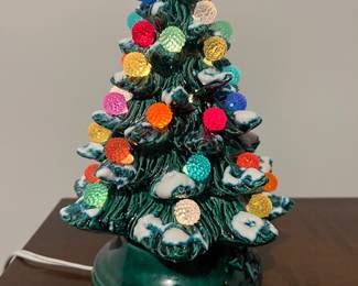 Small porcelain Christmas Tree