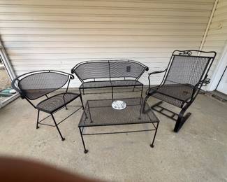Wrought Iron Set