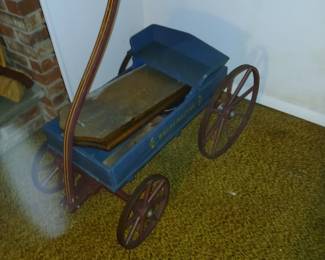 goat wagon, steel wheels $70