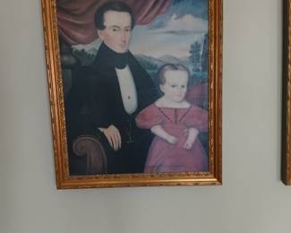repro Georgian portraits. $35 each
