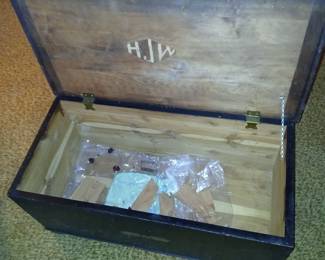 wooden pine trunk $35