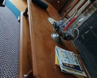 walnut coffee table $45