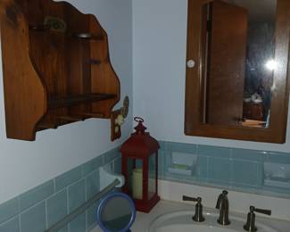 Pine display shelf $35