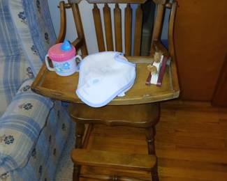 vintage high chair $35