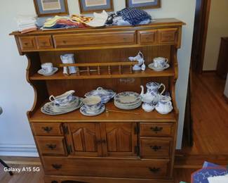 English Ironstone transfer china set is $150