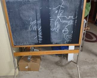 vintage kid's black board $55
