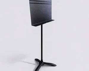 Manhasset Black Adjustable Music Stand with Sturdy Tri-Leg Base