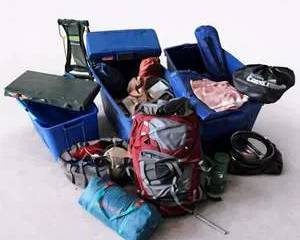 Complete Camping Gear Set with Totes, Backpack, and Stove