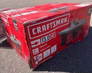 BRAND NEW Craftsman 13.0 Amp 8-1/4 Inch Table Saw with Diablo Ultimate Polished Finish Blade