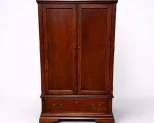 Elegant Wooden Armoire with Ample Storage and Classic Design