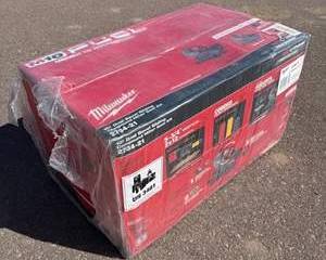 BRAND NEW Milwaukee M18 FUEL 10" Dual Bevel Sliding Compound Miter Saw Kit - Corded Power, Red Lithium Battery