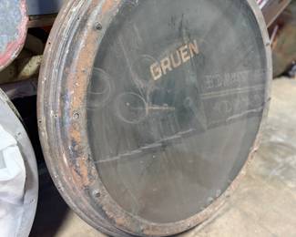 Vintage Gruen clock face