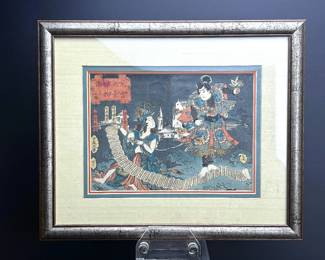 Antique woodblock print by Utagawa Kuniyoshi (1797-1861)