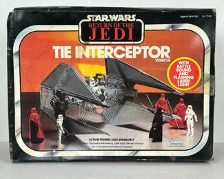 Vintage Star Wars Return of the Jedi Tie Interceptor by Kenner