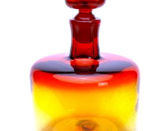 Mid century BLENKO art glass decanter 5816