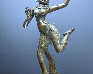 Thai Bronze Statue of Dancing Angel 