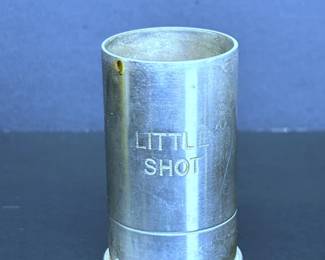Vintage 'Little Shot' silver plate jigger made in Italy