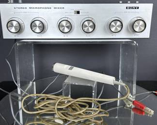 Vintage Sony Stereo Microphone Mixer MX-6S
