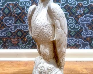 Concrete Eagle Garden Statue
