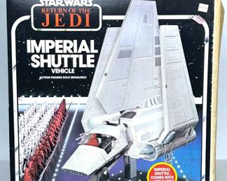Vintage 1984 Star Wars Return of the Jedi Imperial Shuttle toy by Kenner 