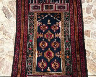 Old Turkoman Prayer Rug