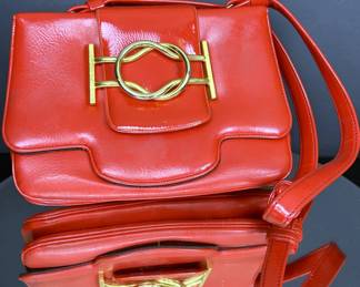 Vintage Ladies Red Purse by LEWIS