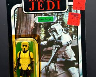 Vintage Star Wars Return of the Jedi Kenner Action Figure Biker Scout