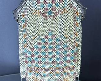 Antique  Flapper Ladies 1920s Mandalian Mesh Purse