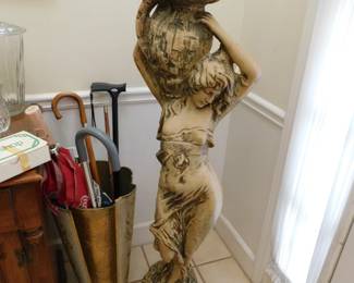 LARGE UNIVERSAL GREEK GODDESS STATUE