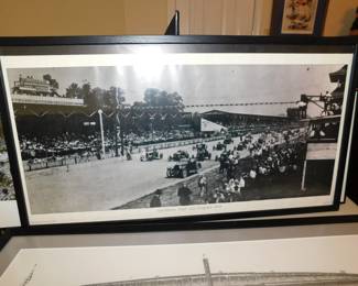 VINTAGE INDY 500 PRINT