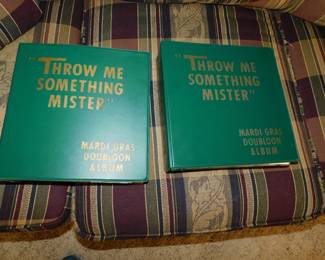 MARDI GRAS VINTAGE COIN BOOKS