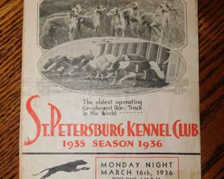 ORIGINAL SIGNED BABE RUTH ST PETERSBURG KENNEL CLUB PROGRAM