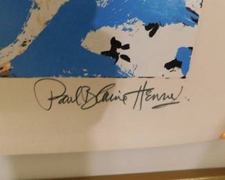 PAUL BLAINE HENRIE SIGNATURE 