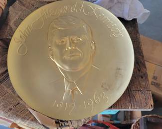 JFK metal wall hanging
