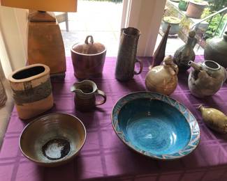 Studio pottery by A. R. Cole, Ede Walker & more