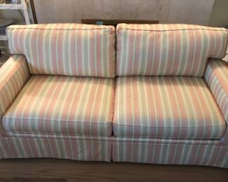 Hekman / Woodmark queen sleeper sofa (73”L, 34.5”D, 34” high at top of back cushions)