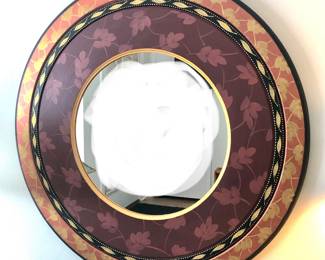 Hand painted round mirror (34”)
