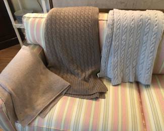 Quince cashmere wrap, Sofia cashmere throw, Irish wool throw