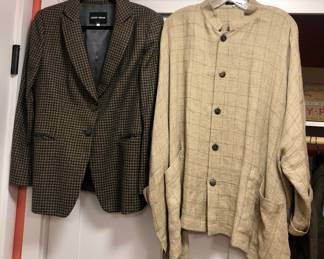 Giorgio Armani blazer (sz. 48), Eskandar linen jacket (sz. 1)
