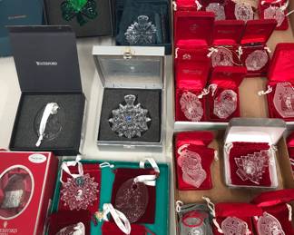 More Waterford ornaments