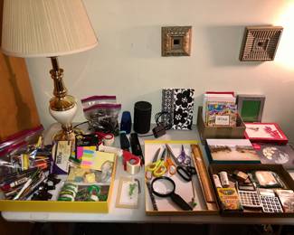 Office supplies, greeting cards