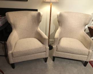 Pair of Lillian August Platin chairs (they’re the same color - difference is just shadows