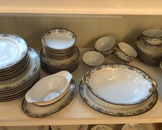 Noritake “Mayville” china set (55 pcs, service for 8)