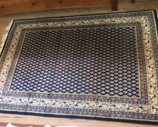 Persian Mir wool rug (4 x 6 ft.) - dark area is just a shadow