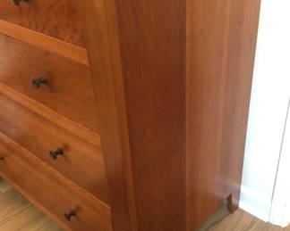 Side view of dresser