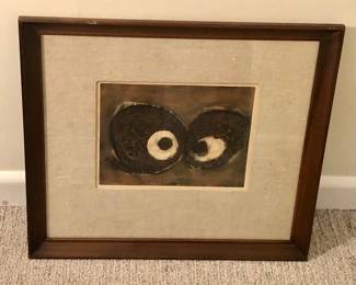 1967 Joseph Demarais lithograph, edition of 150, framed 18.5” x 21