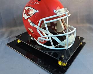 Patrick Mahomes Autographed Kansas City Chiefs Football Helmet